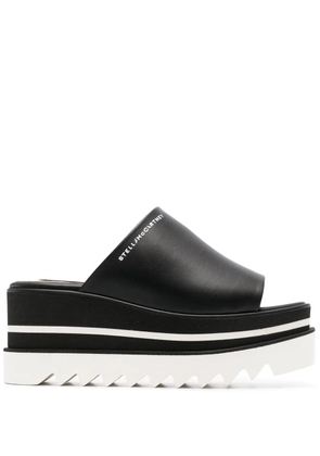 Stella McCartney platform-sole slip-on sandals - Black
