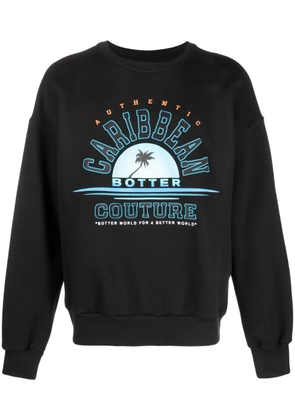 Botter graphic-print organic-cotton sweatshirt - Black