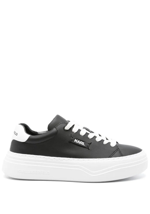 Karl Lagerfeld logo-patch sneakers - Black