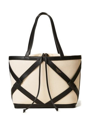 TWINSET laced tote bag - Neutrals