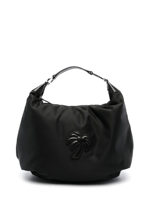Palm Angels Big Palm logo-patch bag - Black