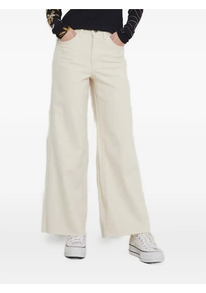 Desigual embroidered-logo jeans - Neutrals