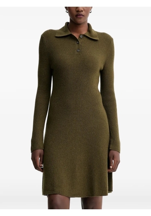 Marc O'Polo ribbed-knit mini dress - Green