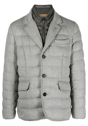 Moorer quilted down blazer - Grey