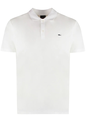 Paul & Shark logo-embroidered polo shirt - White