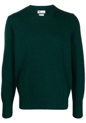 Doppiaa crew-neck wool-blend jumper - Green