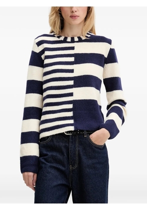 Desigual striped sweater - Blue