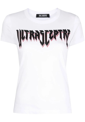 Raf Simons graphic-print cotton T-shirt - White