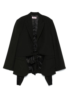 Martine Rose knotted tailored jacket - Black