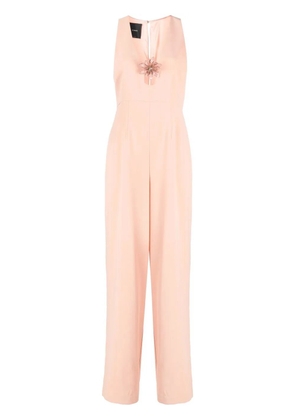 PINKO flower appliqué jumpsuit
