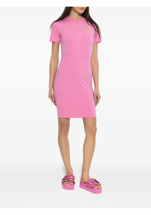 Versace Jeans Couture logo-print day dress - Pink
