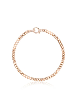 SHAY 18K rose gold 6.5 inch baby pavé diamond bracelet