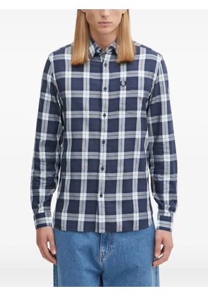 Fred Perry check-pattern shirt - Blue
