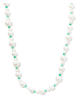 Hatton Labs sterling silver Pebbles pearl and bead necklace