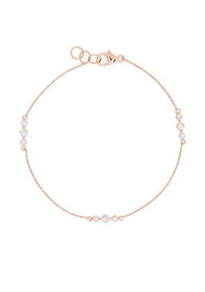 Dana Rebecca Designs 14kt rose gold Ava Bea Trio diamond bracelet - Pink