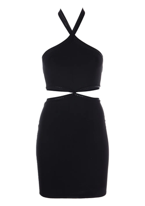 Alexander Wang halterneck cut-out mini dress - Black