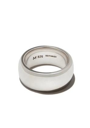 M.Cohen Cigar band finger ring - Silver