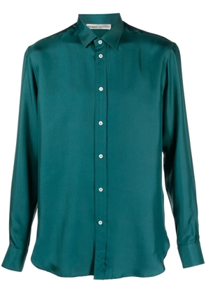MODES GARMENTS buttoned silk shirt - Green