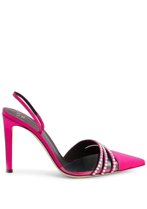 Giuseppe Zanotti Audrine 105mm leather pumps - Pink