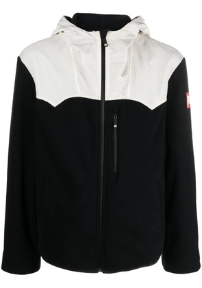 Palm Angels monogram-appliqué ski jacket - Black