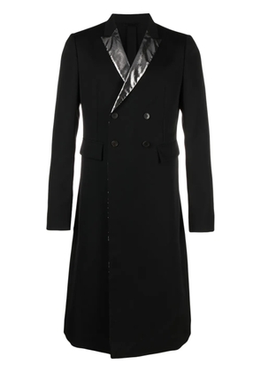 SAPIO double-breasted coat - Black