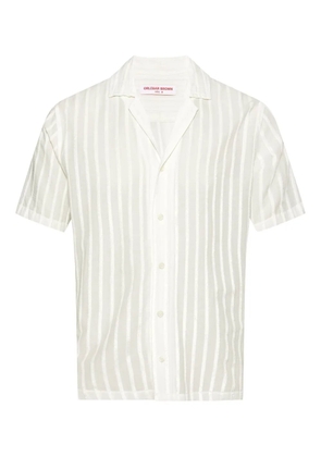 Orlebar Brown Maitan stripe shirt - White