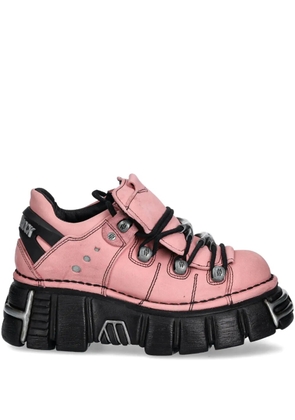 NEW ROCK M-120N-C78 lace-up platform trainers - Pink