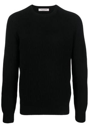 Fileria ribbed-knit crew-neck jumper - Black