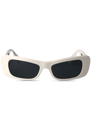 Versace Eyewear rectangle-frame sunglasses - White