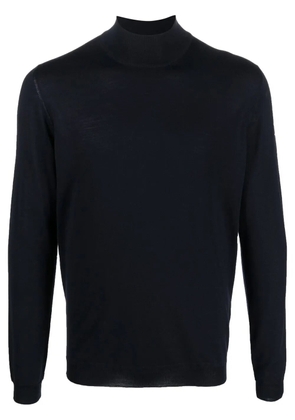 GOES BOTANICAL fine-knit high-neck jumper - Blue