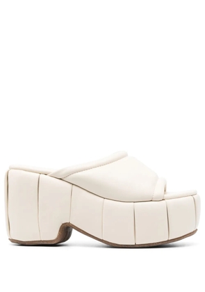 Themoirè 100mm Cassiope sandals - White
