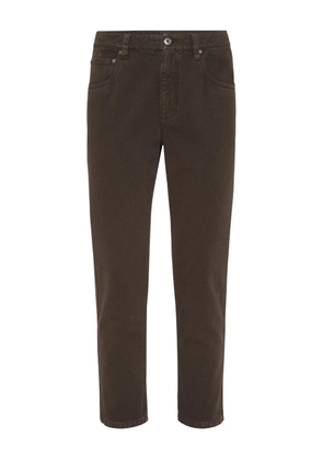 Brunello Cucinelli straight-leg trousers - Brown