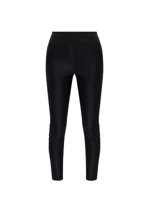 Versace Jeans Couture logo-tape leggings - Black