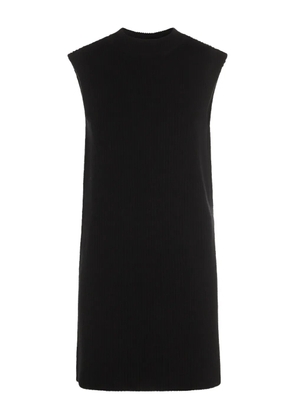 Jil Sander sleeveless knitted vest - Black