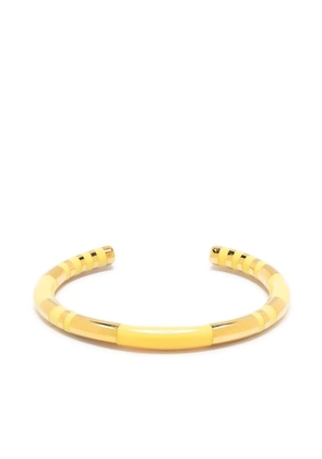Aurelie Bidermann Positano cuff bracelet - Yellow