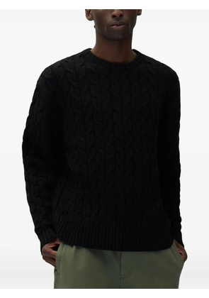 Arte Antwerp cable-knit logo sweater - Black