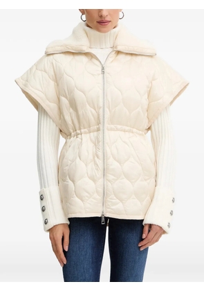 LIU JO quilted sleeveless jacket - Neutrals