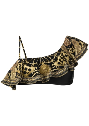 Camilla baroque pattern-print bikini top - Multicolour