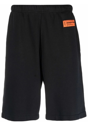 Heron Preston recycled cotton track shorts - Black