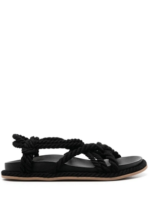 Ulla Johnson Suri twisted rope sandals - Black