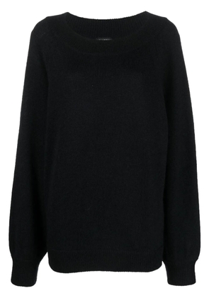 TOM FORD ribbed-knit round neck jumper - Black