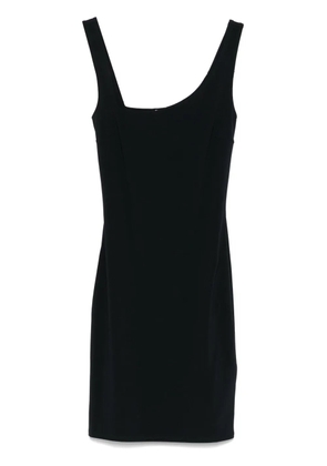 Patrizia Pepe logo-plaque mini dress - Black
