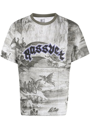RASSVET Goth cotton T-shirt - Green