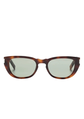 Saint Laurent Eyewear cat-eye tortoiseshell sunglasses - Brown