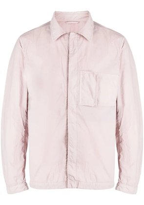 Ten C chest-pocket zip-up jacket - Pink