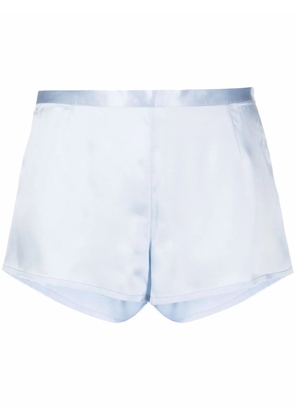 La Perla satin pajama shorts - Blue