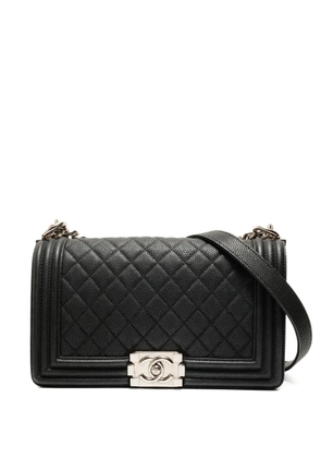 CHANEL Pre-Owned 2012 Boy Chanel shoulder bag - Black