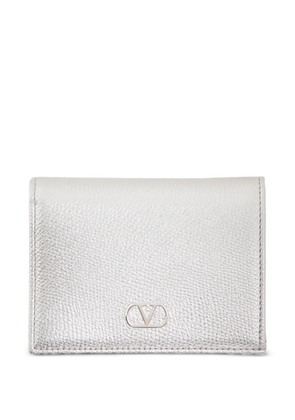 Valentino Garavani Vlogo Signature wallet - Silver