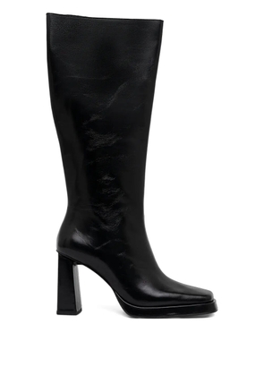 Jeffrey Campbell Maximal-3 square-toe knee-high boots - Black