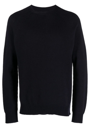 Jil Sander crew neck cashmere jumper - Blue